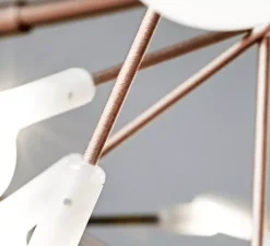 Suspension, Heracleum III, Small, cuivre, LED, dim, 2600K, 1180 lm, Ø72cm, H53cm - Moooi