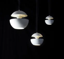 Suspension, Here Comes the Sun 350, blanc et blanc, Ø35cm, H35cm - DCW éditions Paris