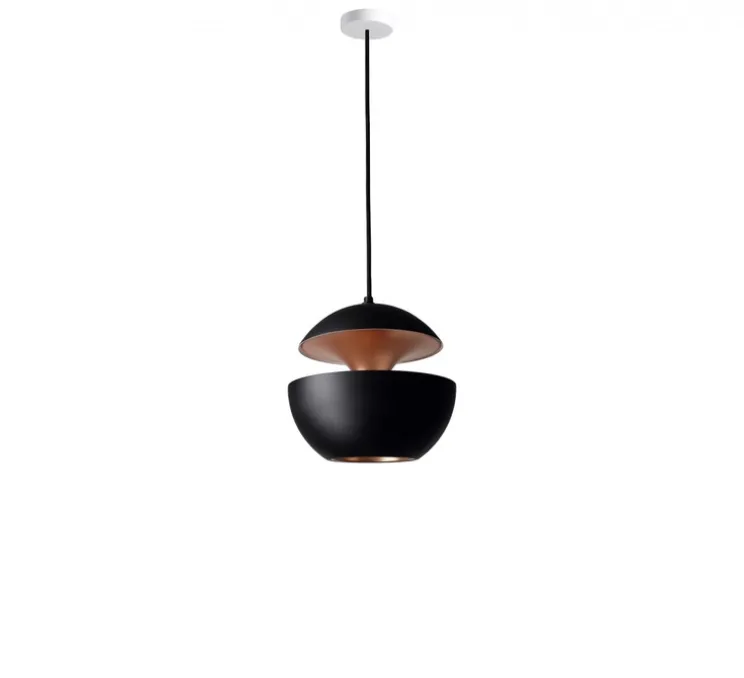 Suspension, Here comes the sun 250, noir, cuivre, Ø25cm, P25cm - Dcw editions