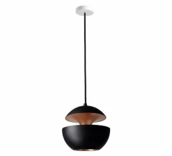 Suspension, Here comes the sun 175, noir, cuivre, Ø17,5cm, P17,5cm - Dcw editions