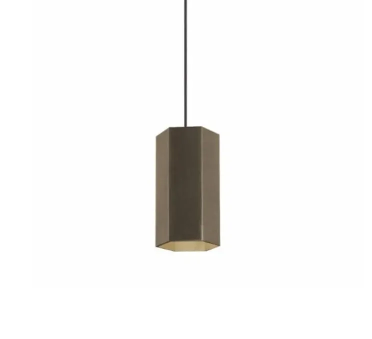 Suspension, HEXO 2.0 LED, 3000K, Bronze, H20cm - Wever&Ducré