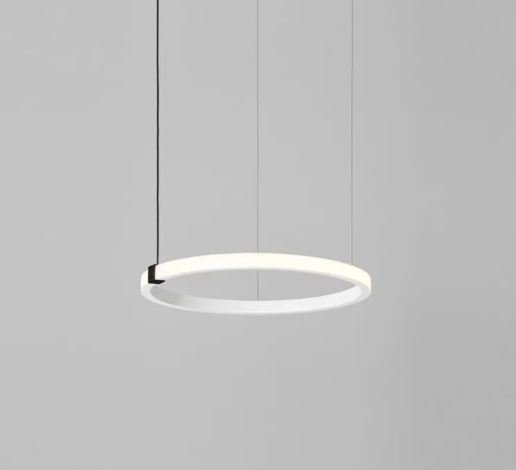 Suspension, Hoop Horizontal Led extérieur, blanc, LED, 2700K, 2100 lm, Ø50cm, H4cm - ONOK