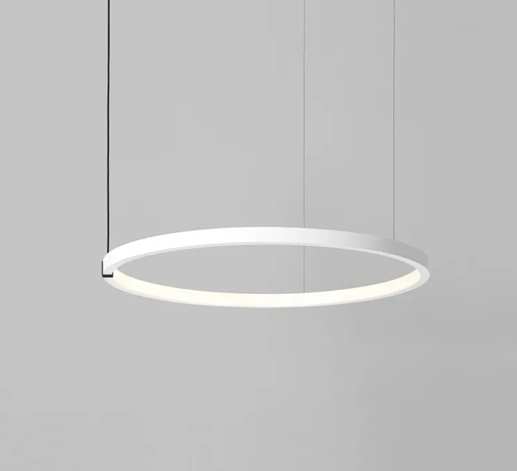 Suspension, Hoop Horizontal Led Intérieur, blanc, LED, 2700K, 4200 lm, Ø90cm, H4cm - ONOK