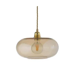 Suspension, Horizon 29, Or fumé, Ø29cm, H18cm - Ebb and Flow