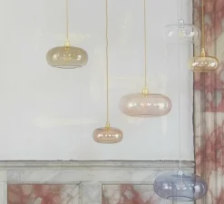 Suspension, Horizon 36, Vert forêt, Ø36cm, H20cm - Ebb and Flow