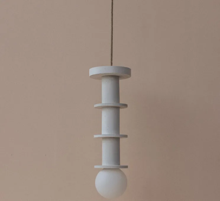Suspension, Idoia 3, blanc, Ø12,5cm, H30cm - Zuri