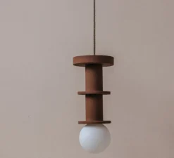 Suspension, Idoia 2, châtaigne, Ø12,5cm, H21cm - Zuri