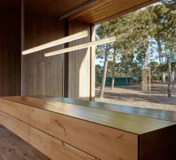 Suspension, I-Line, blanc ivoire, LED, 3000K, 1434lm, L120cm, H5cm - LZF