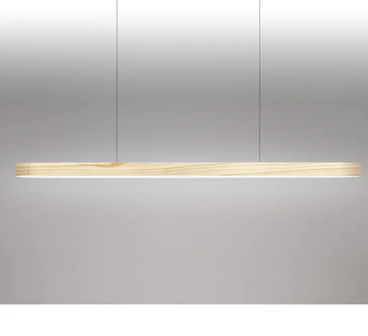 Suspension, I-Line, blanc ivoire, LED, 3000K, 1434lm, L120cm, H5cm - LZF