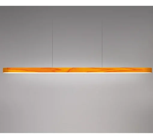 Suspension, I-Line, jaune, LED, 3000K, 1808lm, L150cm, H5cm - LZF