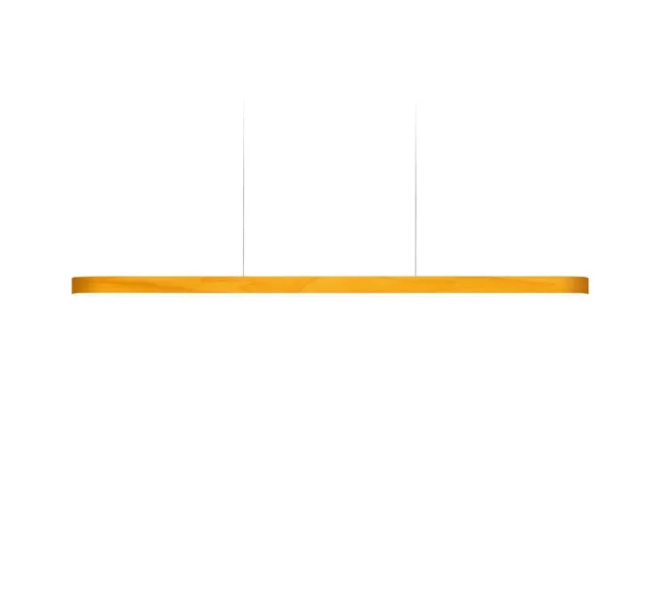Suspension, I-Line, jaune, LED, 3000K, 1808lm, L150cm, H5cm - LZF