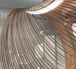 Suspension, Illan 60, dimmable DALI, bouleau, LED, 2700K, Ø60cm, H60cm - Luceplan