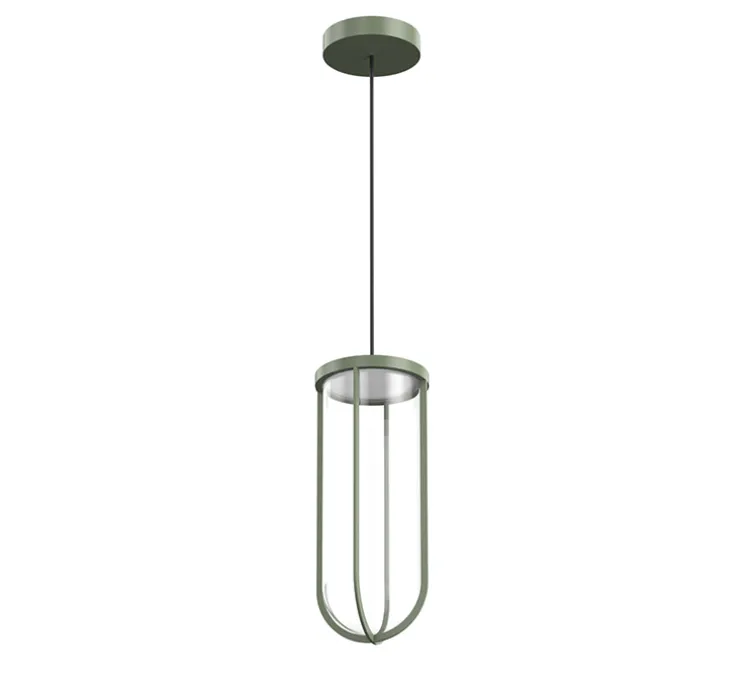 Suspension, In Vitro, vert pâle, IP66, LED, 2700K, 799 lm, Ø18cm, H42,5cm - Flos