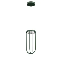 Suspension, In Vitro, vert forêt, IP66, LED, 2700K, 799 lm, Ø18cm, H42,5cm - Flos