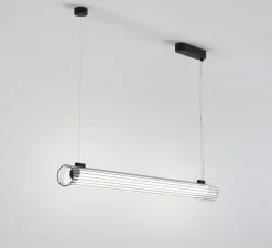 Suspension, io Pendant 1000, noir mat, LED, dim, 3000K, 2328 lm, L100cm, H211,3cm - Astro