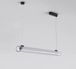 Suspension, io Pendant 1000, noir mat, LED, dim, 3000K, 2328 lm, L100cm, H211,3cm - Astro