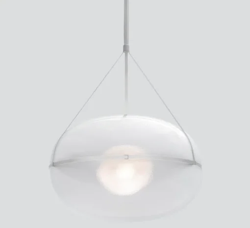 Suspension, Iris, A/A, argent, LED, dim, 1-10V, 3000k, Ø90cm, H60cm - A-N-D