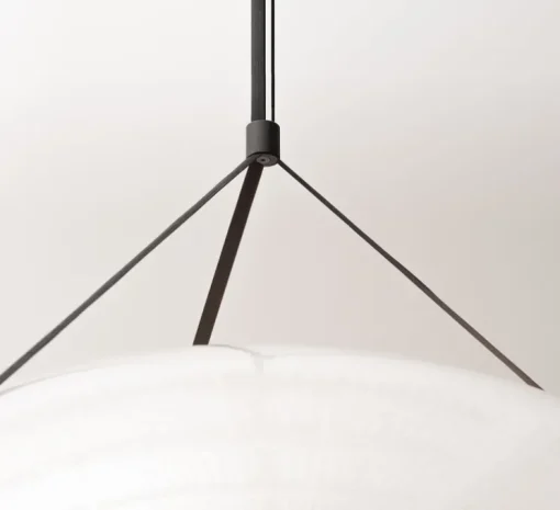 Suspension, Iris, A/A, noir, LED, dim, 1-10V, 2700k, Ø90cm, H60cm - A-N-D