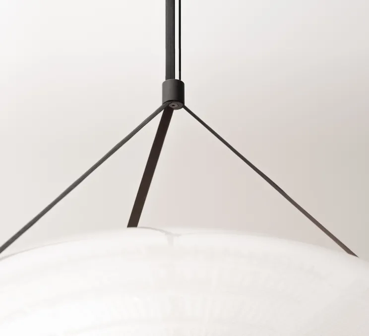 Suspension, Iris, A/A, noir, LED, dim, 1-10V, 2700k, Ø90cm, H60cm - A-N-D