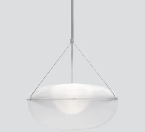 Suspension, Iris, A/B, argent, LED, dim, 1-10V, 2700k, Ø90cm, H45cm - A-N-D