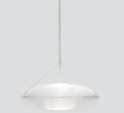 Suspension, Iris, B/B, argent, LED, dim, 1-10V, 2700k, Ø90cm, H30cm - A-N-D
