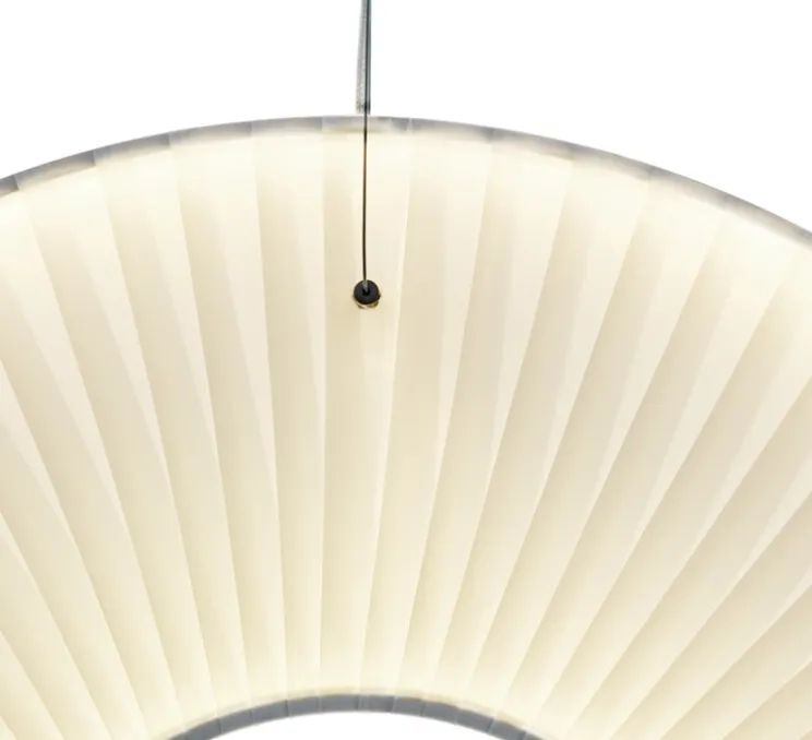 Suspension, Iris Vertical 60, blanc, LED, dim, 2700K, 5250 lm, Ø60cm, P60cm - Dix heures dix