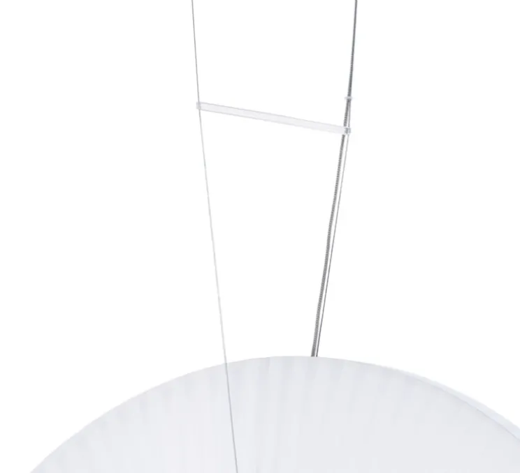 Suspension, Iris Vertical 60, blanc, LED, dim, 2700K, 5250 lm, Ø60cm, P60cm - Dix heures dix