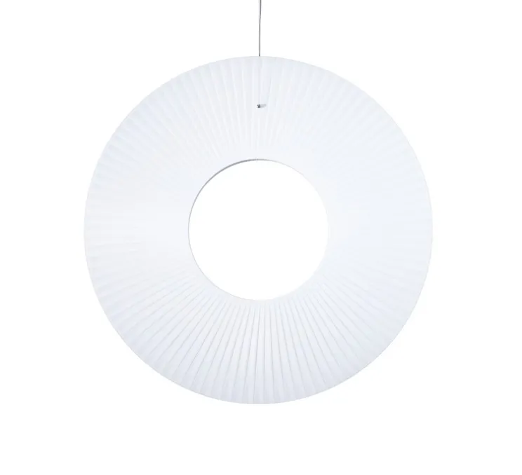 Suspension, Iris Verticall 80, blanc, LED, dim, 2700K, 7350 lm, Ø78cm, P78cm - Dix heures dix