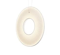 Suspension, Iris Verticall 80, blanc, LED, dim, 2700K, 7350 lm, Ø78cm, P78cm - Dix heures dix