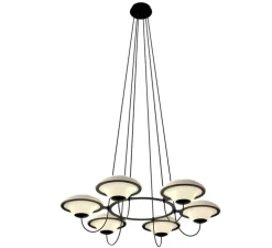 Suspension, ITA, In The Air 6, noir et blanc, Ø106,2cm, H14,6cm - DCW éditions Paris