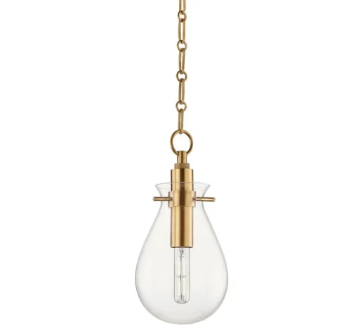 suspension, Ivy, laiton antique, Ø37,4cm, H19cm - Hudson Valley Lighting