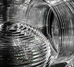 Suspension, Jefferson Mini sans rosace, transparent, or, LED, 2700K, 450 lm, Ø15cm, H17,5cm - Lodes