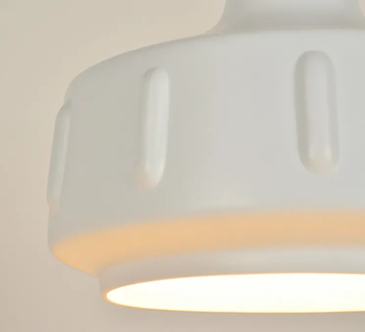 Suspension, Jimmy L, blanc, Ø38cm, H28cm - Market Set