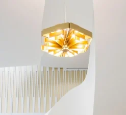 Suspension, J.J.W 04, or, Ø55,9cm, H20,3cm - Wever&Ducré