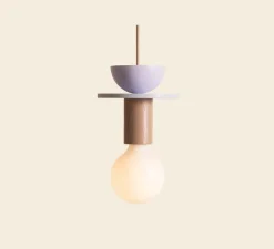 Suspension, Junit Toffee, Beige, lilas, Ø18cm, H31cm - Schneid