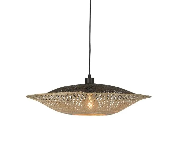 Suspension, Kalimantan M, noir et naturel, Ø60cm, H15cm - Good & Mojo