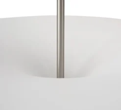 Suspension, Kantarell, nickel, LED, dim, 2700K, 1000 lm, Ø55cm, H40cm - New Works