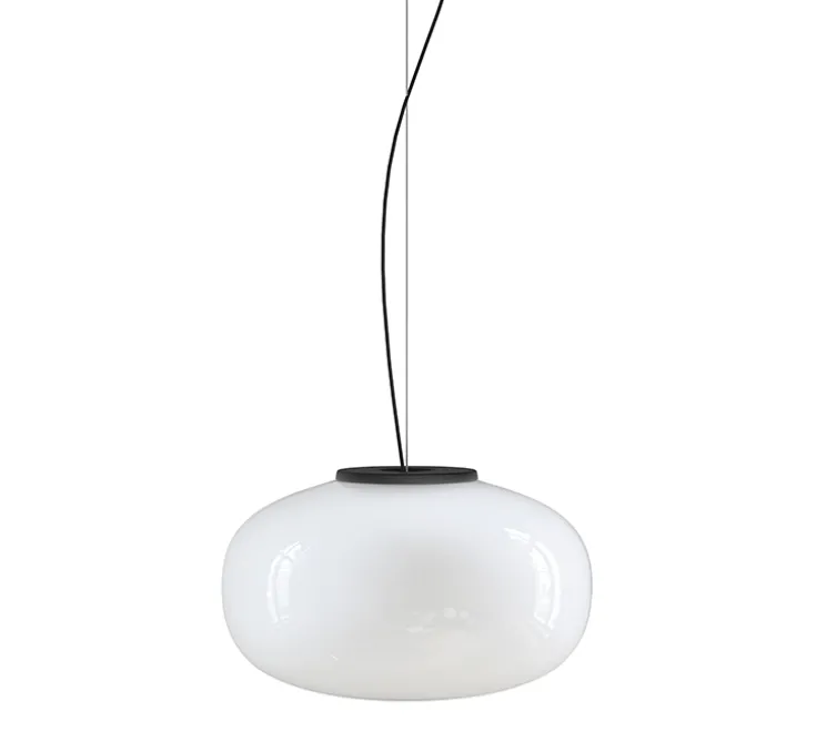 Suspension, Karl Johan Large, opalin, LED, 2700K, Ø40cm, H24cm - New Works