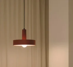 Suspension, Keops S, rouge brique, Ø28cm, H21,5cm - LEDS C4