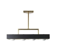 Suspension, Kernel, noir, LED, L80cm, H20cm - Bert Frank