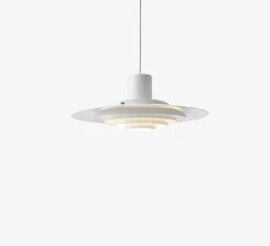 Suspension, KF1, blanc mat, Ø47,5cm, H19cm - Andtradition