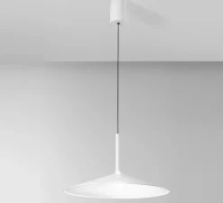 Suspension, Khan, blanc, LED, dim, 2700-3000-4000K, 2405 lm, Ø48cm, H200cm maximum - Nedgis