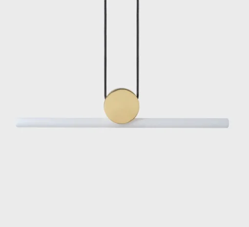Suspension, Kilter, laiton, IP44, LED, 2700K, 375 lm, L64cm, H12,2cm - Tala