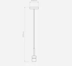 Suspension, Kit 4, bronze, Ø11cm, H7cm - Astro