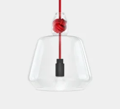 Suspension, Knot Large, rouge, Ø19,5cm, H22,4cm - Vitamin