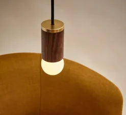 Suspension, Knuckle, noyer, Ø5cm, H8cm - Tala