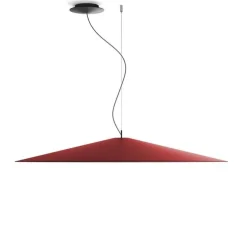 Suspension, Koinè, rouge, LED, dim, coupure de phase, 2700K, Ø110cm, H15cm - Luceplan