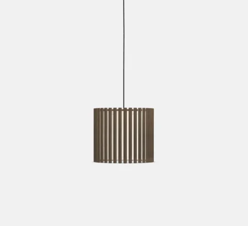 Suspension, Komorebi Circle Medium, Chêne Foncé, Ø29,4cm, H28,7cm - Umage