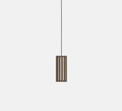 Suspension, Komorebi Circle Mini, Chêne Foncé, Ø11cm, H28,7cm - Umage