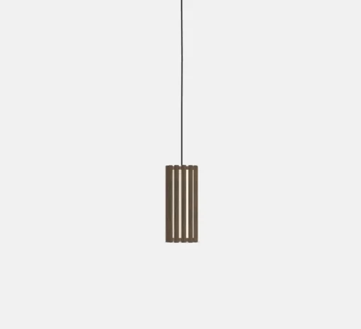 Suspension, Komorebi Circle Mini, Chêne Foncé, Ø11cm, H28,7cm - Umage
